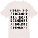 Vintage White t-shirt med Norra Ingärdebo ordlek t-shirt