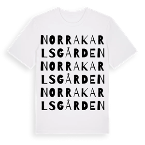 Norra Karlsgården ordlek t-shirt – ekologisk bomull t-shirt från Pinshirt