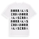 Norra Kaserna ordlek t-shirt