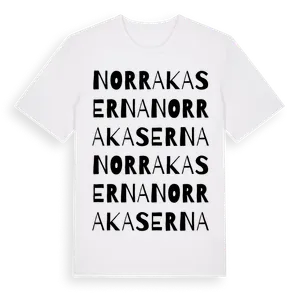 Norra Kaserna ordlek t-shirt – ekologisk bomull t-shirt från Pinshirt