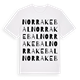 Norra Kebal ordlek t-shirt