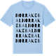 Blue Soul t-shirt med Norra Kebal ordlek t-shirt