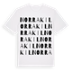 Norra Kil ordlek t-shirt