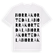 Norra Kortedala ordlek t-shirt