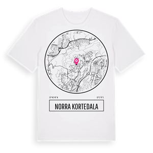 Norra Kortedala t-shirt – ekologisk bomull t-shirt från Pinshirt
