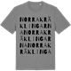 Mid Heather Gray t-shirt med Norra Kräklingarna ordlek t-shirt