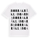 Norra Kräklingarna ordlek t-shirt