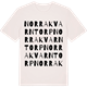 Vintage White t-shirt med Norra Kvarntorp ordlek t-shirt