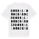 Norra Lidödegården ordlek t-shirt
