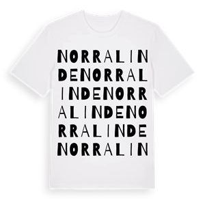 Norra Linde ordlek t-shirt – ekologisk bomull t-shirt från Pinshirt