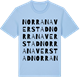 Blue Soul t-shirt med Norra Naverstad ordlek t-shirt