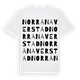 Norra Naverstad ordlek t-shirt