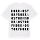 Norra Ostorp ordlek t-shirt