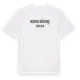 White t-shirt med Norra Rådane i Sverige t-shirt