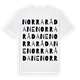 Norra Rådane ordlek t-shirt