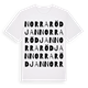 Norra Rödjan ordlek t-shirt