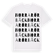 Norra Rörbäck ordlek t-shirt
