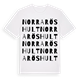Norra Röshult ordlek t-shirt