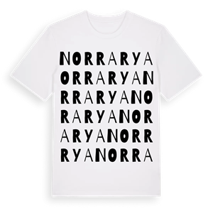 Norra Rya ordlek t-shirt – ekologisk bomull t-shirt från Pinshirt