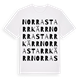 Norra Starrkärr ordlek t-shirt