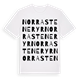 Norra Steneryr ordlek t-shirt