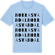 Blue Soul t-shirt med Norra Svandal ordlek t-shirt