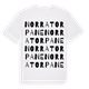 Norra Torpane ordlek t-shirt