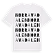 Norra Vadalen ordlek t-shirt