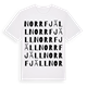 Norrfjäll ordlek t-shirt