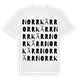 White t-shirt med Norrkärr ordlek t-shirt