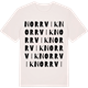 Vintage White t-shirt med Norrvik ordlek t-shirt