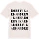 Vintage White t-shirt med Norrvikarna ordlek t-shirt
