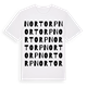 Nortorp ordlek t-shirt