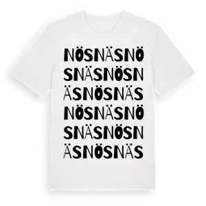 Nösnäs ordlek t-shirt – ekologisk bomull t-shirt från Pinshirt