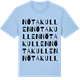 Blue Soul t-shirt med Nötakullen ordlek t-shirt
