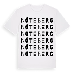 Nöteberg ordlek t-shirt – ekologisk bomull t-shirt från Pinshirt