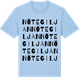 Blue Soul t-shirt med Nötegiljan ordlek t-shirt