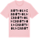 Pink Cotton t-shirt med Nötholmen ordlek t-shirt