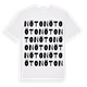 White t-shirt med Nöto ordlek t-shirt