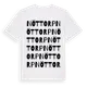 White t-shirt med Nöttorp ordlek t-shirt