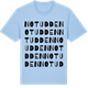 Blue Soul t-shirt med Notudden ordlek t-shirt