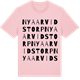 Pink Cotton t-shirt med Nya Arvidstorp ordlek t-shirt