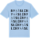 Blue Soul t-shirt med Nya Åsle ordlek t-shirt