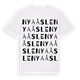 White t-shirt med Nya Åsle ordlek t-shirt