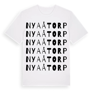 Nya Åtorp ordlek t-shirt – ekologisk bomull t-shirt från Pinshirt