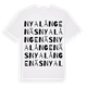 Nya Långenäs ordlek t-shirt