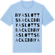 Blue Soul t-shirt med Nya Slottsbacken ordlek t-shirt