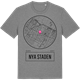 Mid Heather Gray t-shirt med Nya staden t-shirt