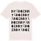 Vintage White t-shirt med Nyängen ordlek t-shirt