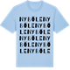 Blue Soul t-shirt med Nyböle ordlek t-shirt